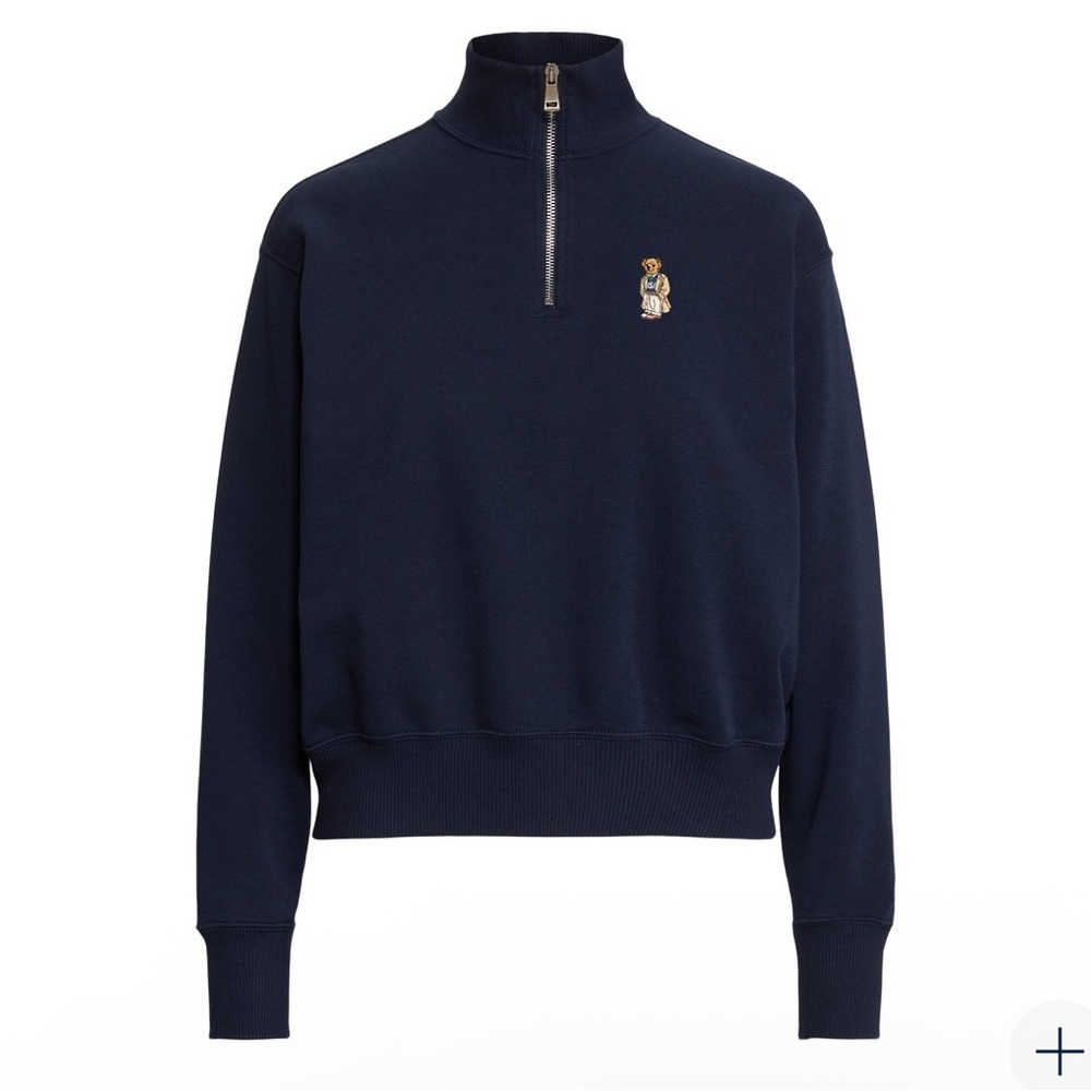 Polo Ralph Lauren bear half zip